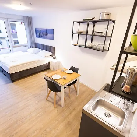 Modernes In Der Innenstadt Appartement Würzburg